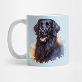 Flat-coated Retriever Watercolor - Beautiful Dog Mug